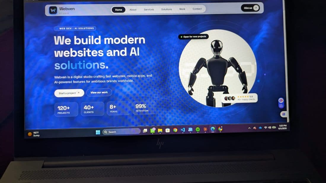 Webven Studio — web design & development